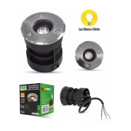 lampara para empotrar en jardin o piso dmd-04