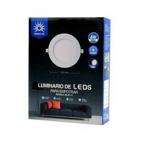 luminaria empotrar 6w s04w06