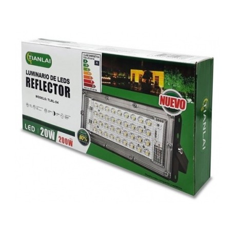 luminaria reflector 20w tianlai r18w30mm20