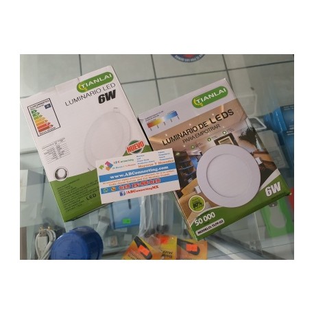 luminario led 6w tlpf-02