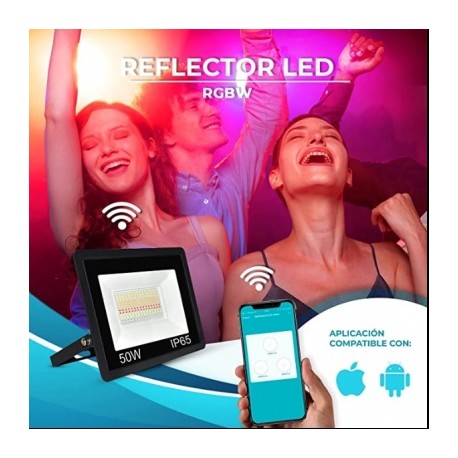 reflector 50w wifi rgb rin-02