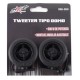 juego tweeters domo automotriz redondo 200w