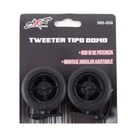 juego tweeters domo automotriz redondo 200w
