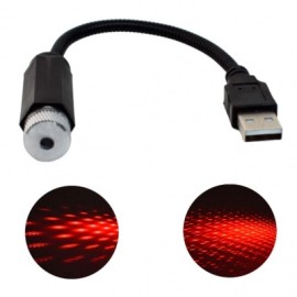 laser usb rojo star decoration lamp