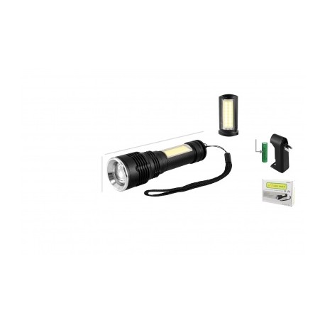linterna recargable aluminio 8w 800 lumen 2859 lion