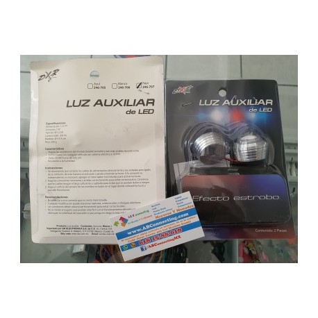 luces auxiliares de led rojo