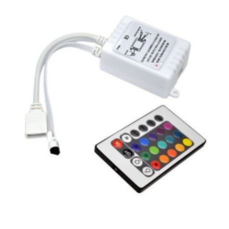 controladora para tira led rgb radox
