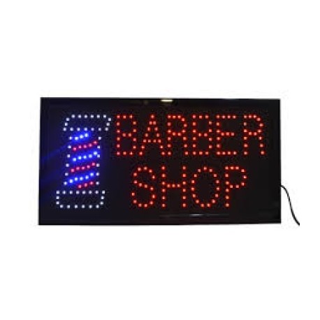 anuncio luminoso barber shop radox