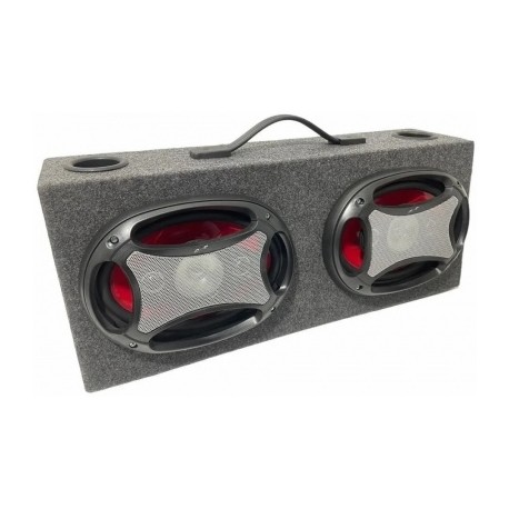 maleta doble 6x9 4 vias 750w