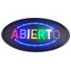 anuncio luminoso led abierto