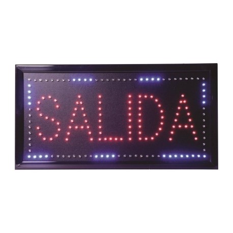 anuncio luminoso salida radox