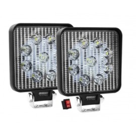 par de faros led cuadrados osun