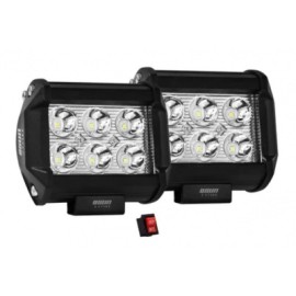 par de faros led cuadrados osun