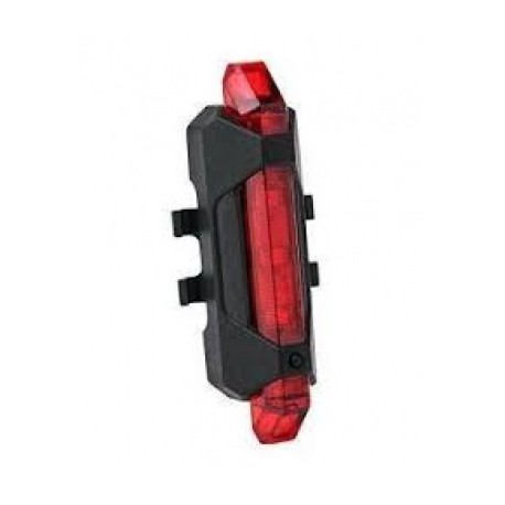 Luz trasera Recargable Rojo Para Bicicleta