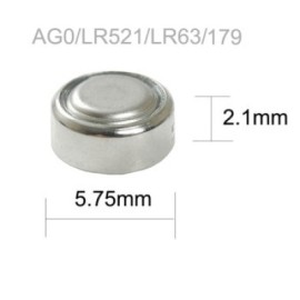 bateria alcalina 1.5v boton 379a ag0