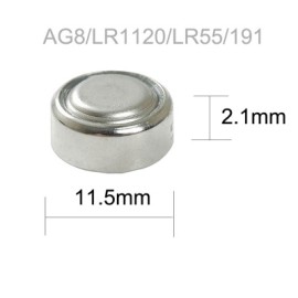 bateria alcalina 1.5v boton 391a ags