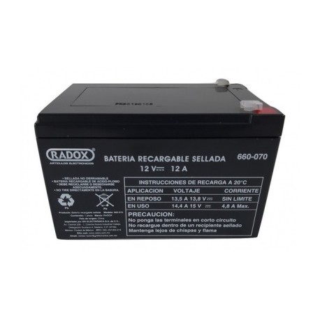 bateria recargable sellada 12v 12a