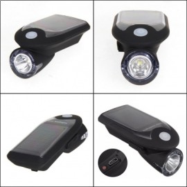 Lampara LED recargable con celda solar o cable USB