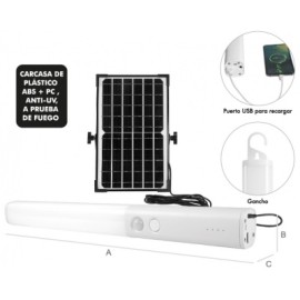 lampara portatil multiusos solar 10w