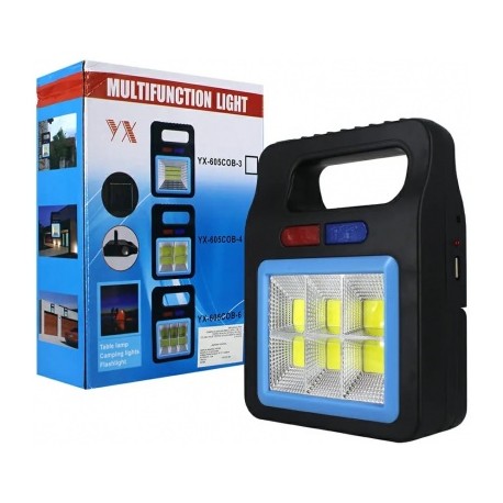 lampara portatil yx-605cob-6