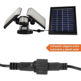 lampara solar con panel solar 50w lsw-14 ls50w09