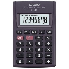 calculadora casio 8 digitos hl-4a