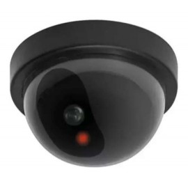 camara falsa tipo domo con led