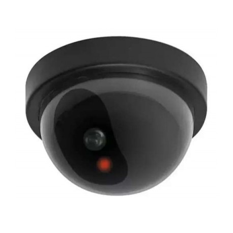 camara falsa tipo domo con led