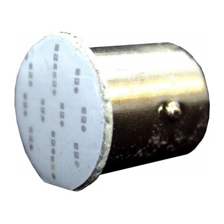 foco led 2 polos rojo base s25