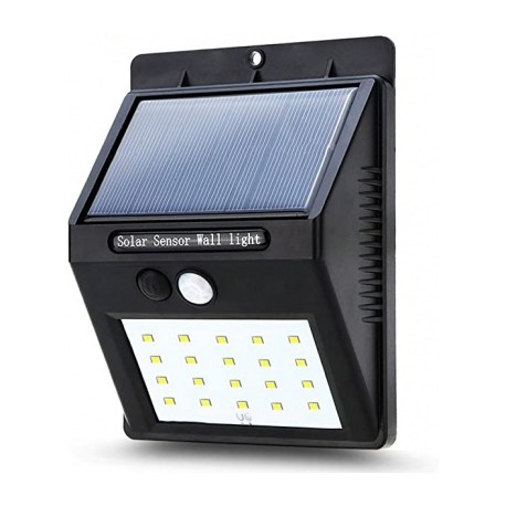 Luminaria led solar 20 led
