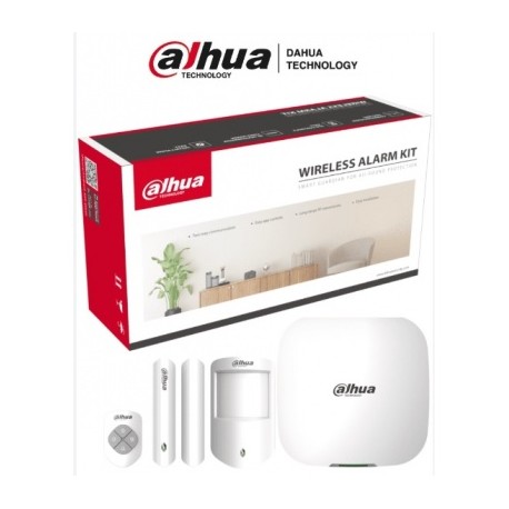 kit de alarma dahua inalambrico wifi con accesorios