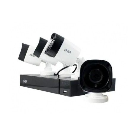 kit dvr 8 canales 4 camaras ghia dd 1tb