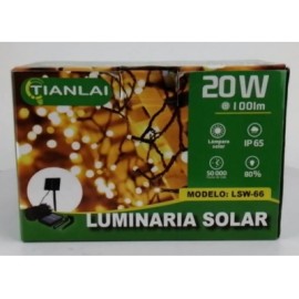 luminaria solar 20w serie ambar lsw-66