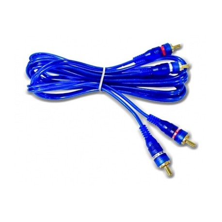 cable rca 3.6 metros azul