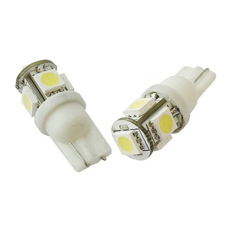 foco led pellizco blanco base t10