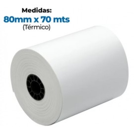 rollo termico 80mm x 70mts