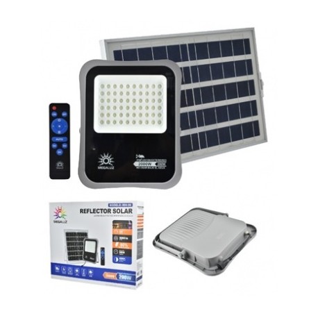 luminario reflector solar 200w rin-06