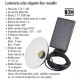 luminario solar colgante foco rosable 2w