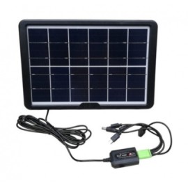 panel celda solar 8w con cable cl-680 cc lamp