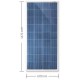 panel solar 150w 12v policristalino 36 celdas grado a