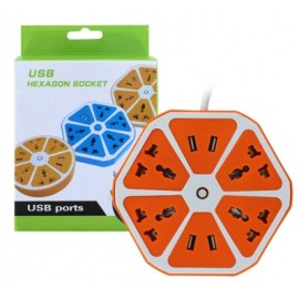 usb hexagon socket multicontacto