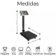 bascula 200 kilos plataforma 40x50cm