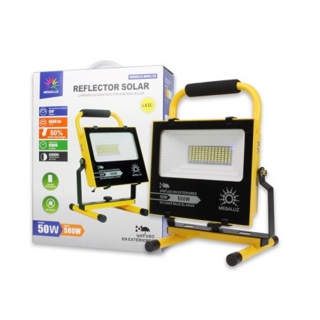 reflector solar 50w recargable mrfl-33
