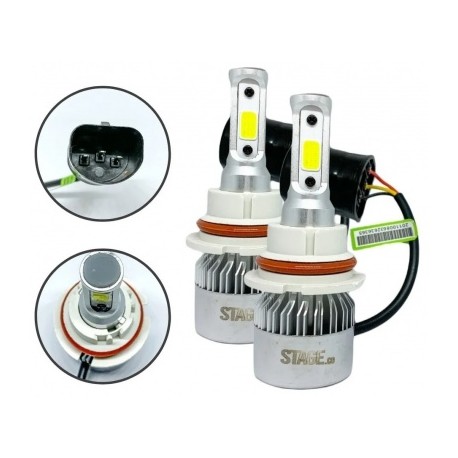 hiper led c6 9007 9004 hb5 alta y baja