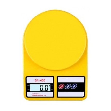bascula de cocina 10 kilos sf-400 amarilla