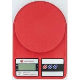 bascula de cocina 10 kilos sf-400 roja rojo