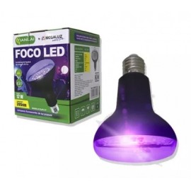 foco led 12w luz purpura tlbv-27