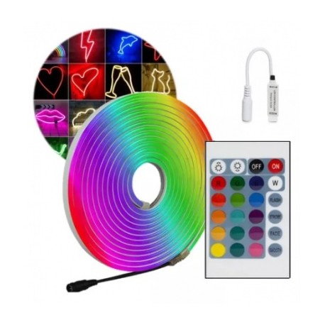tira led neon rgb 5 metros